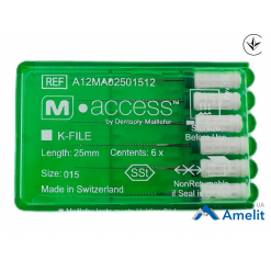 Інструмент ручний K-File M-Access №15, 25 мм (Dentsply Sirona), 6 шт./пак.